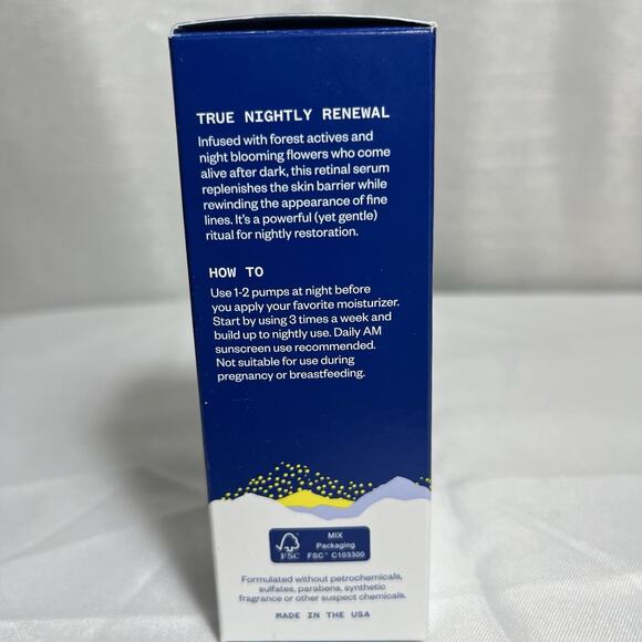 New In Box Ursa Major Lunar Bloom‎ Retinal Serum 1 oz - Picture 4 of 7